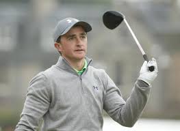 Paul Dunne at The 2015 Open on a grey day July 20