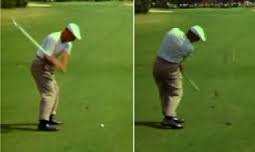 Ben Hogan practiced with a loose right hand to avoid overpowering his swing and to create lag in his downswing.